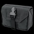 The Condor First Response Pouch is a black, rectangular nylon pouch with reinforced stitching, a plastic buckle flap, and MOLLE compatibility for secure attachment in emergency medical situations.